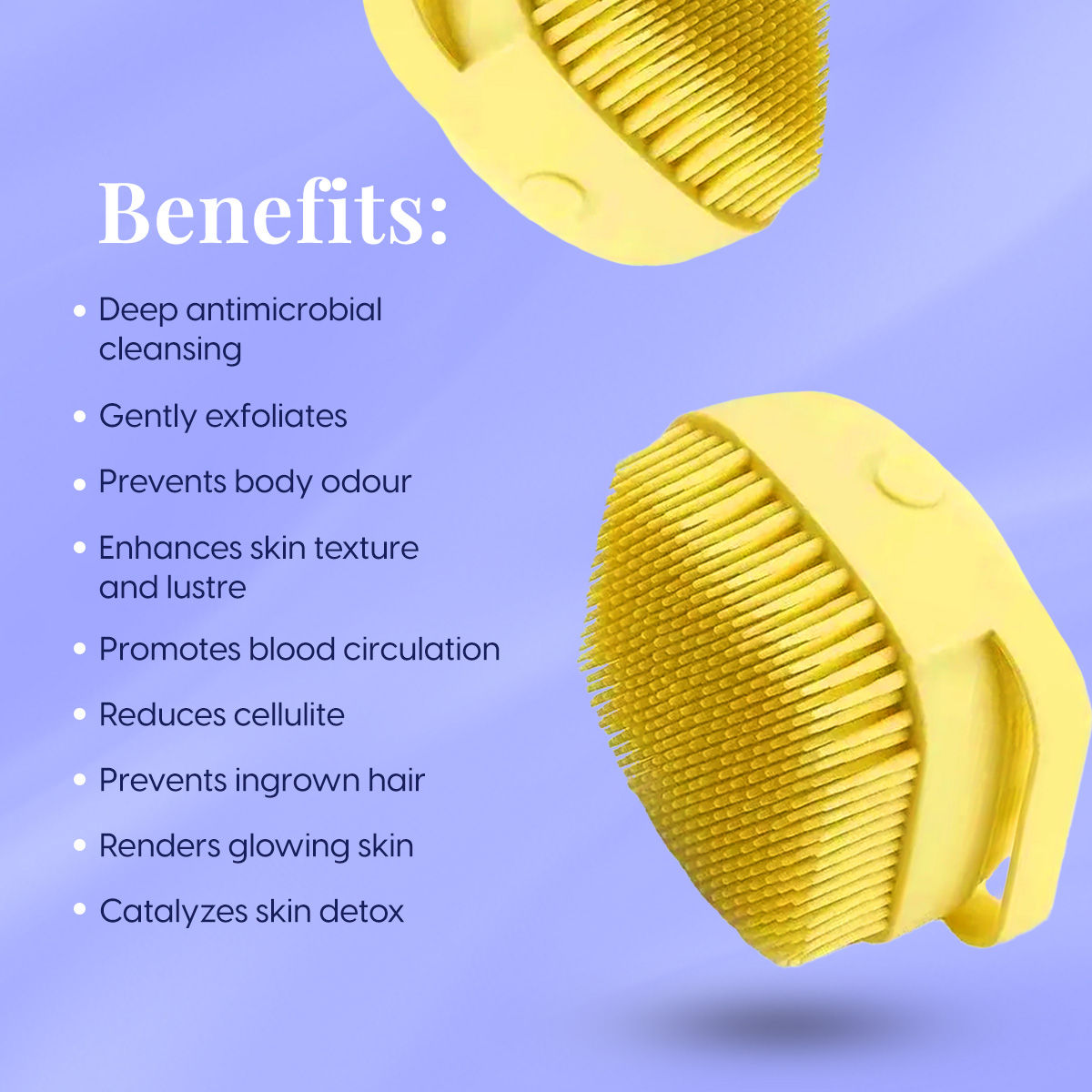 Bloomette Body Shower Scrubber with Dispenser