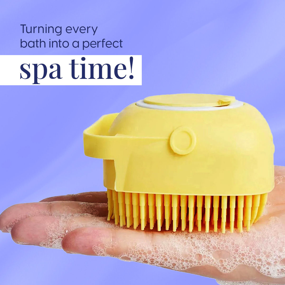Bloomette Body Shower Scrubber with Dispenser