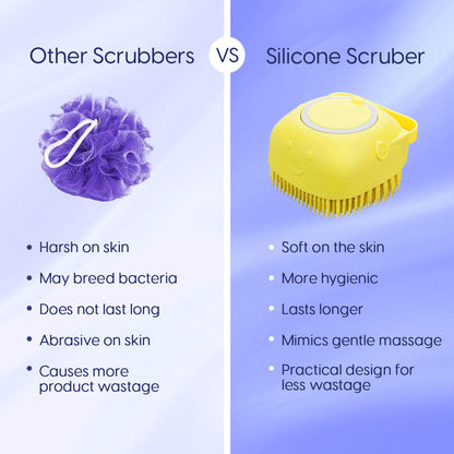 Bloomette Body Shower Scrubber with Dispenser