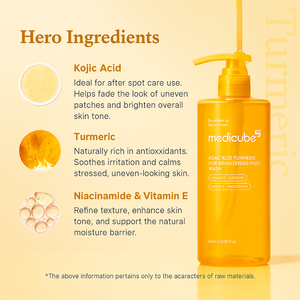 Kojic Acid Turmeric Vita Brightening Body Wash